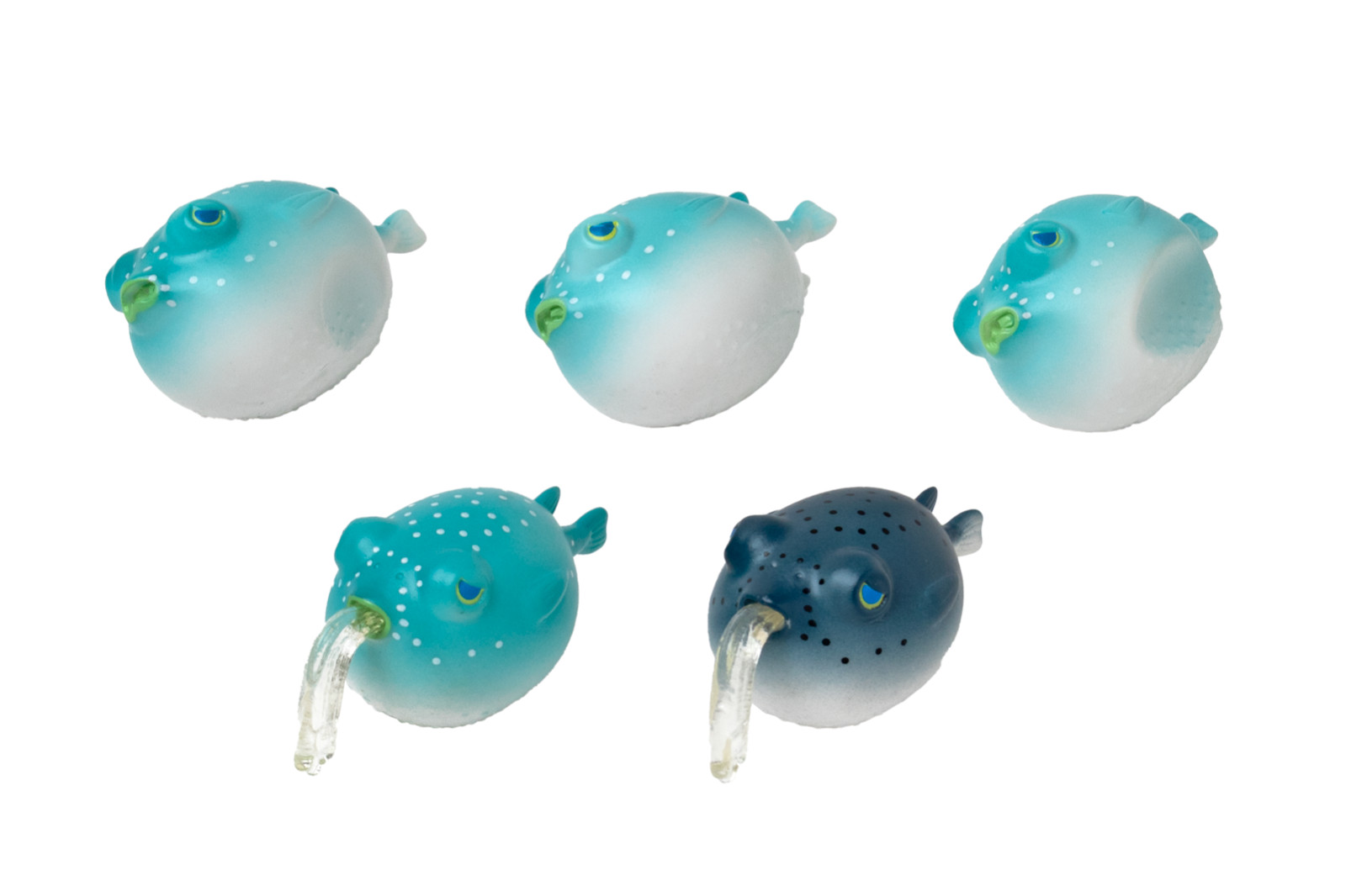 🐡 Funny Blowfish Squeezable Soft Vinyl Mascots J. Dream Gachapon (Complete)