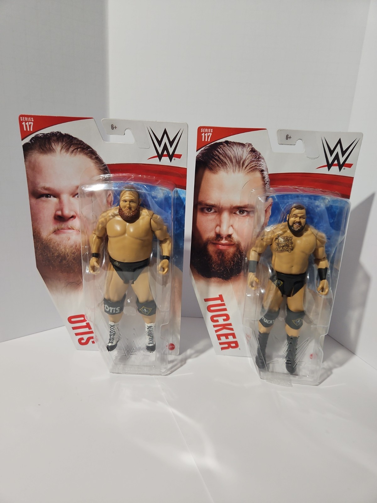 WWE Series 117 Otis & Tucker Basic Action Figures – Set of Two New