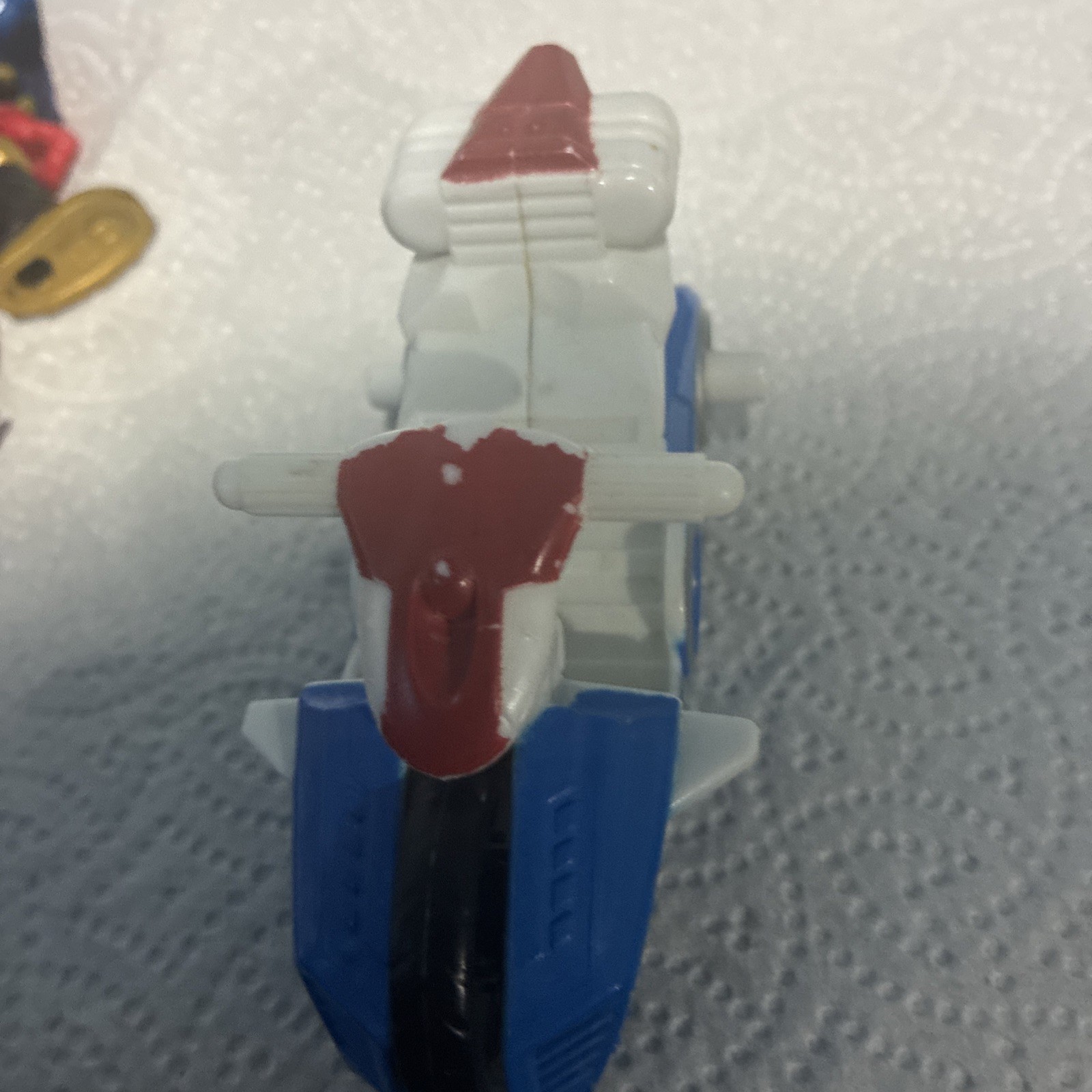 Playskool Marvel Super Heroes Captain America Motorcycle,used Good Condition