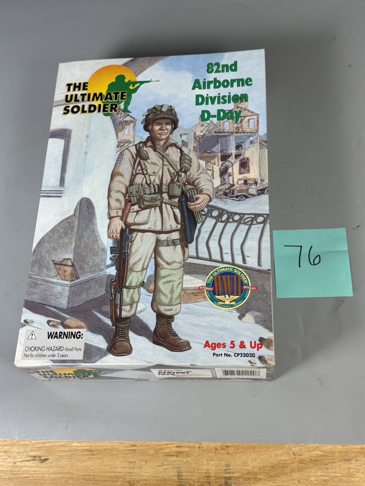 21st century ultimate soldier WW2 Series 1 82nd Airborne Division D-Day 76