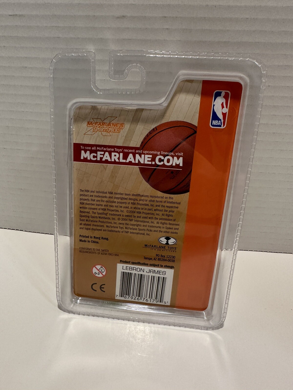 2004 McFarlane NBA LeBron James Cleveland Cavaliers Mini Action Figure 3&Prime; NEW!