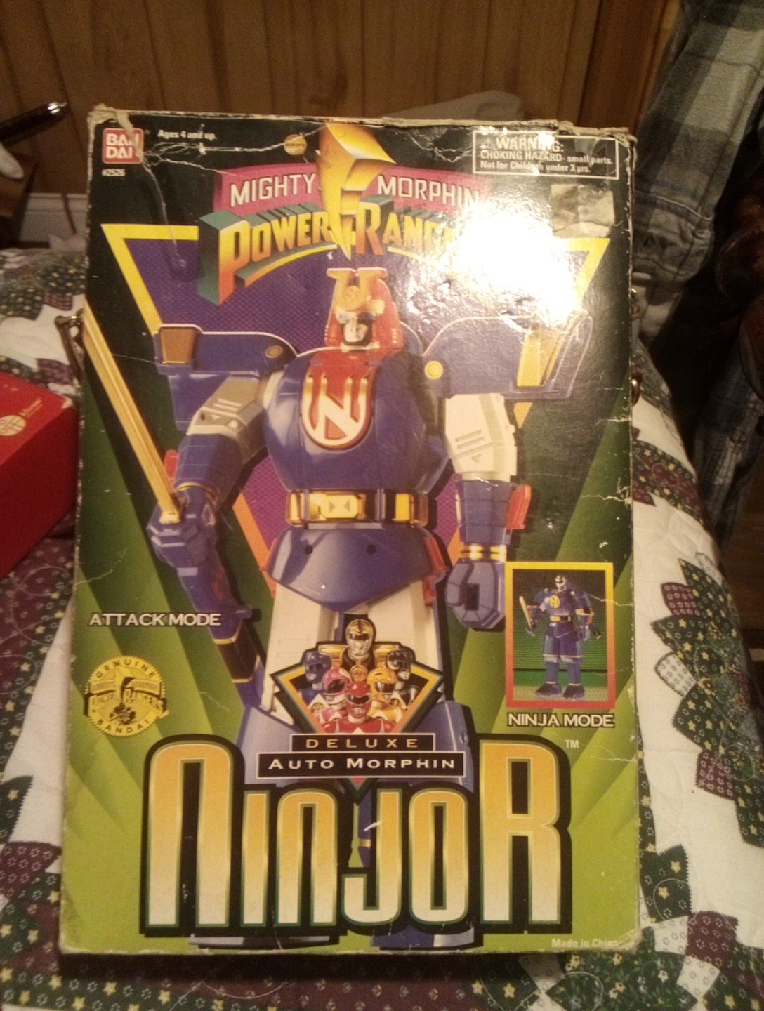 Mighty Morphin Power Rangers Ninjor Deluxe Auto MMPR Ban Dai