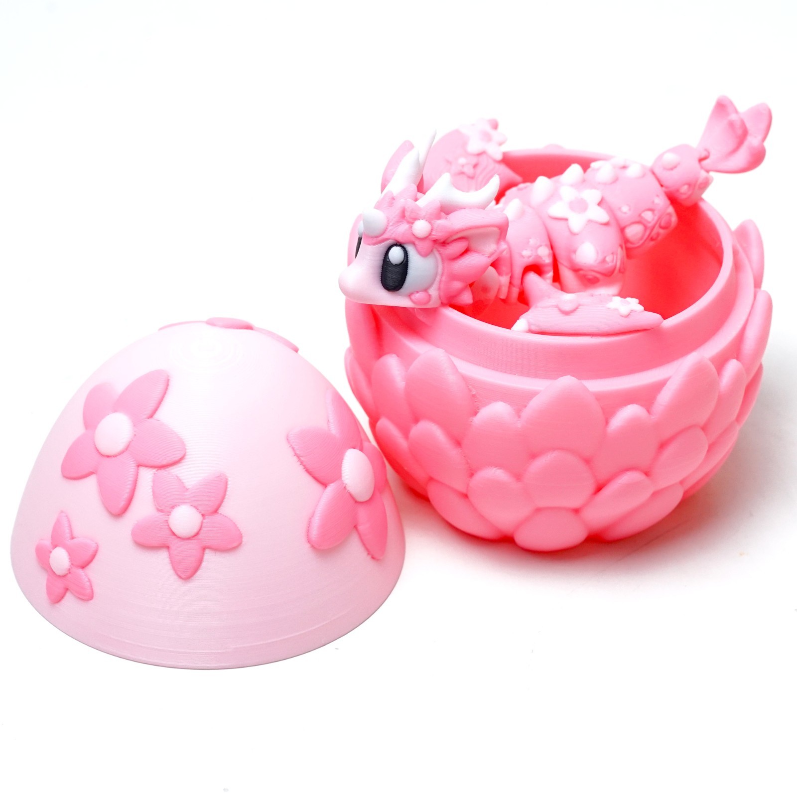 3D Printed Colorful Dragon Egg Model,Articulated Animals Figure,Toys Home Decor