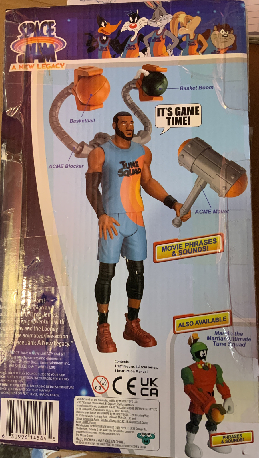 ✅ Space JAM Lebron James Ultimate 12 inch Figure, AS SHOWN‼️🆕 No Head