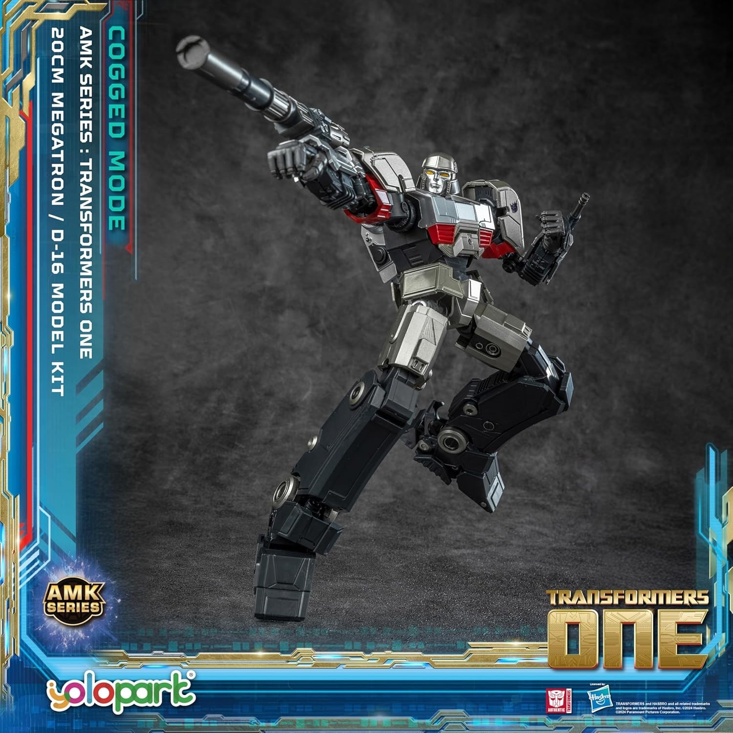 Yolopark Transformers One Megatron D-16 Cogged Bot AMK Series 20cm Model Kit