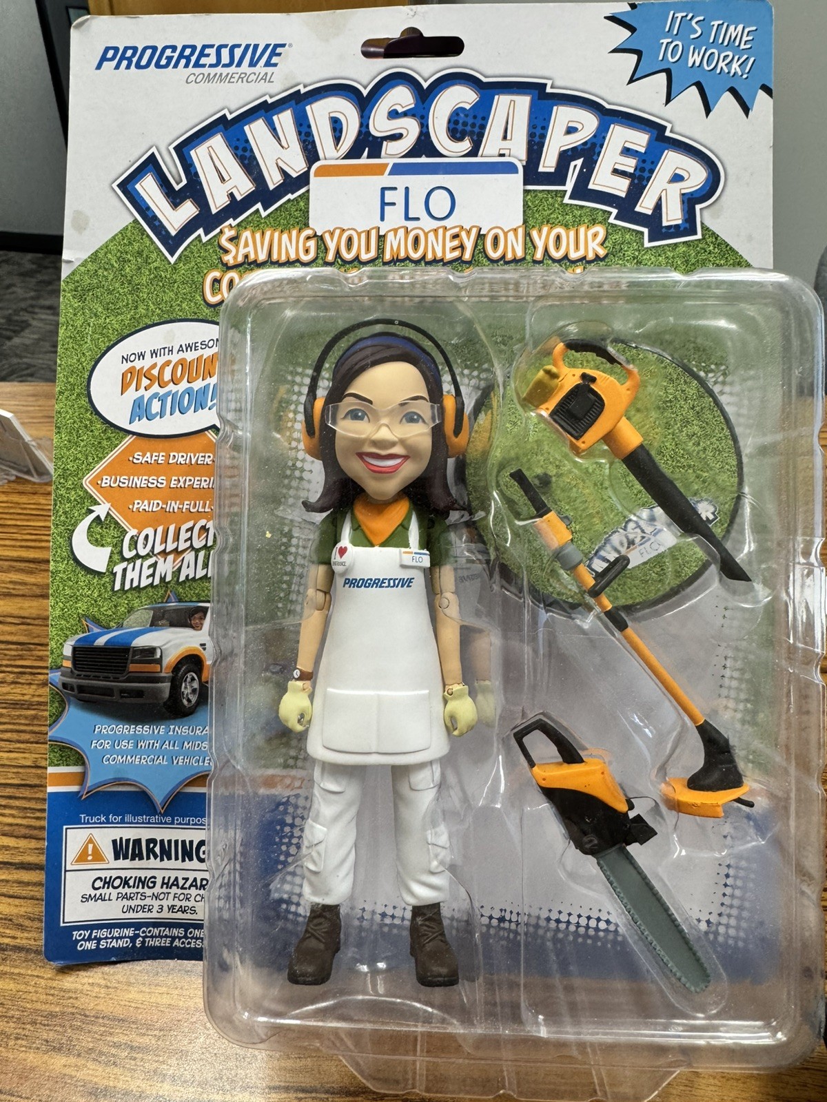Progressive Landscaper Flo Action Figure