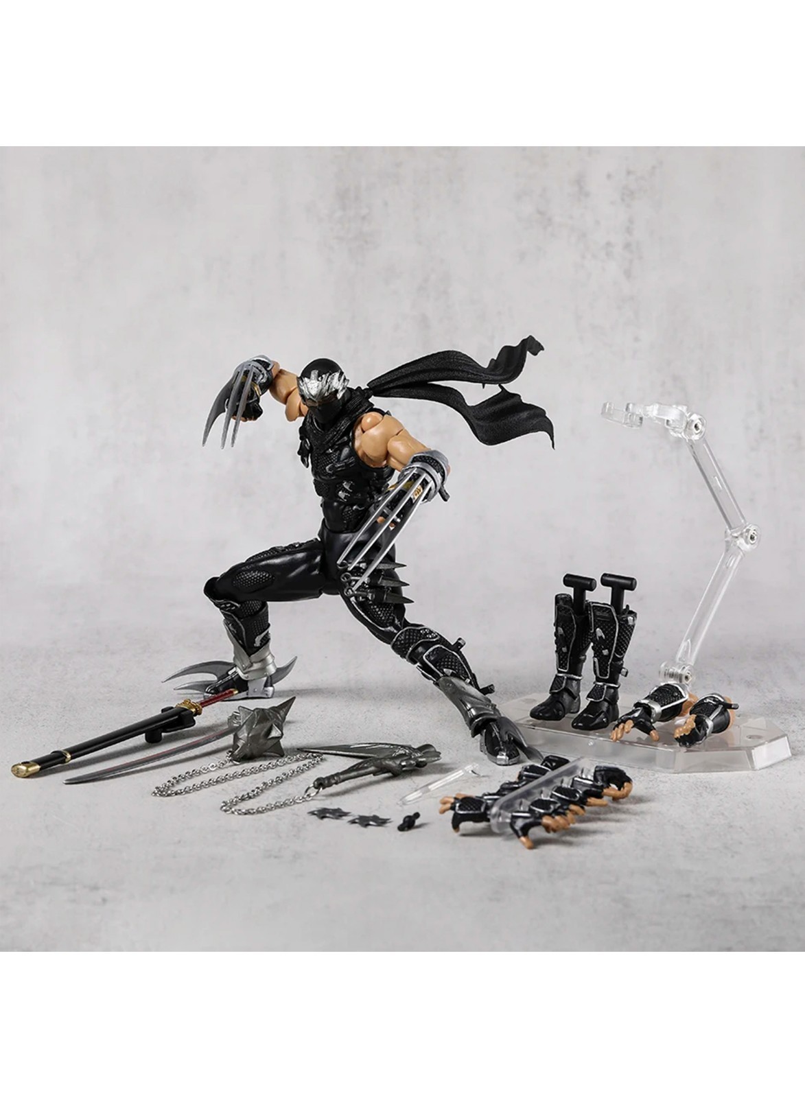 Kaiyodo Revoltech Amazing Yamaguchi NINJA GAIDEN 2 Ryu Hayabusa Figure 15 CM