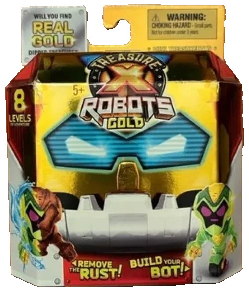 Treasure X Robots Gold – Mini Treasurebots New/Sealed/Free Shipping