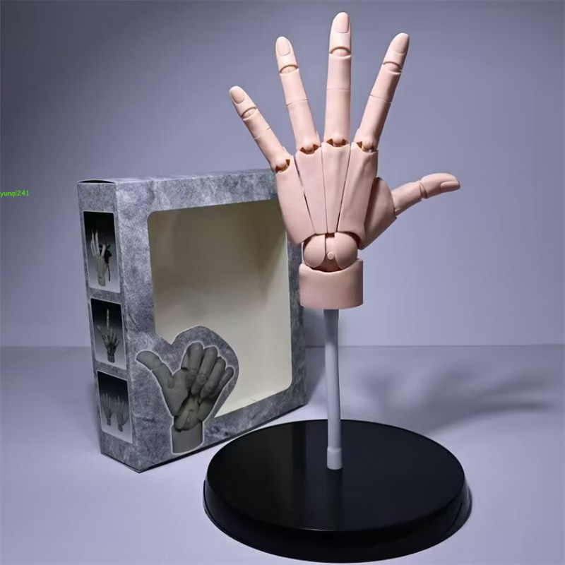Hand Model Movable Finger Joint Sculptures Anime Painting Element Art Tool 1:1