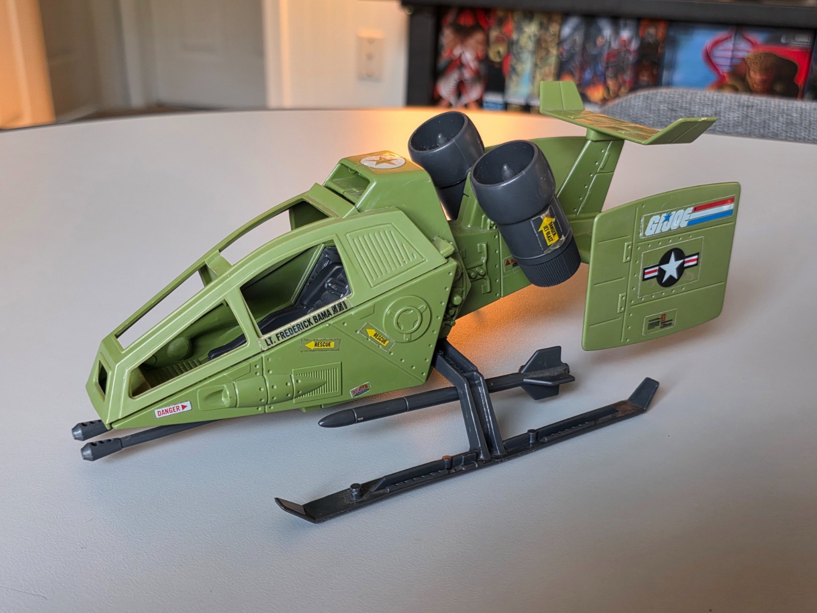 Vintage GI Joe Sky Hawk 1984 Complete Hasbro