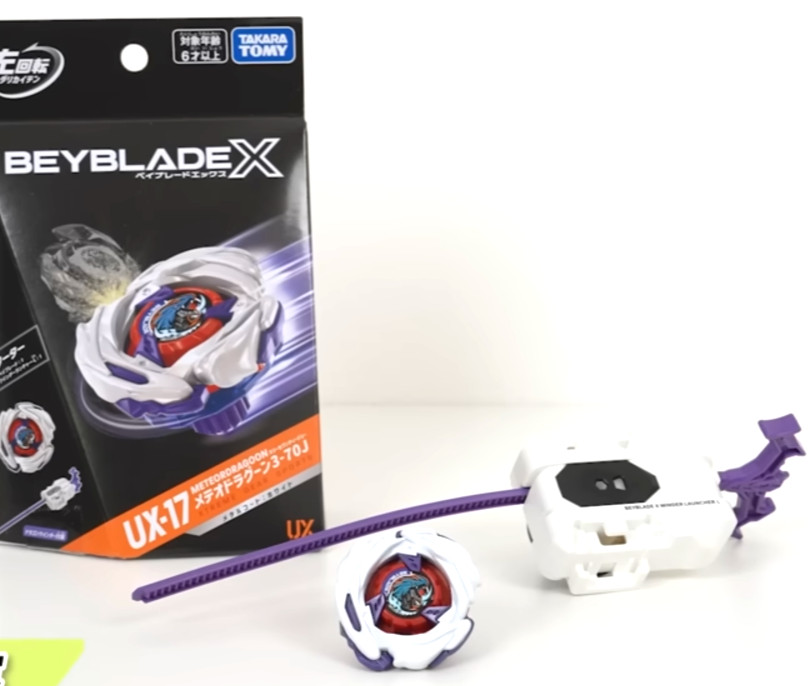 Meteor Dragoon 3-70J Beyblade X UX-17 Starter Winder Launcher Set Japan New