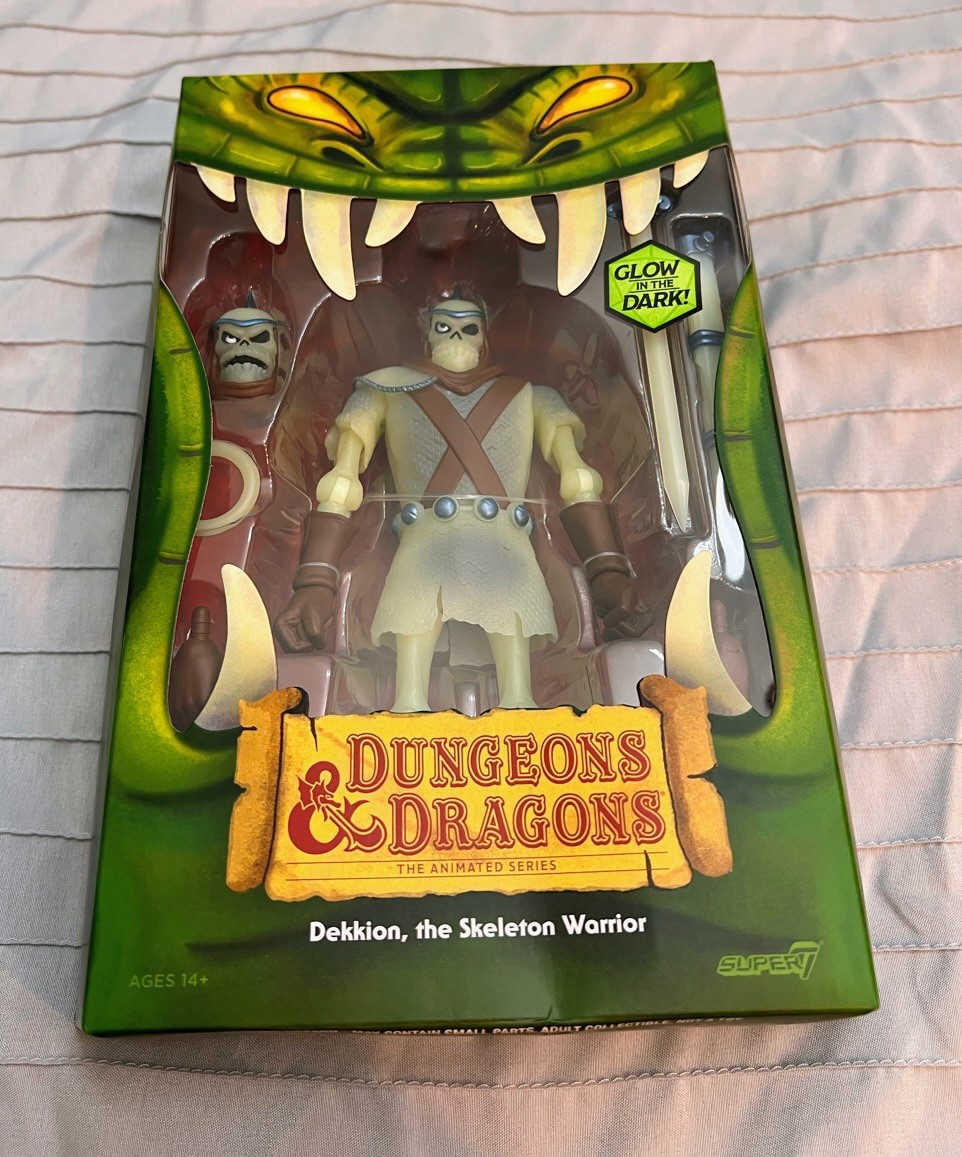 Super 7- Dungeons & Dragons- The Animated Series- Dekkion, The Skeleton Warrior