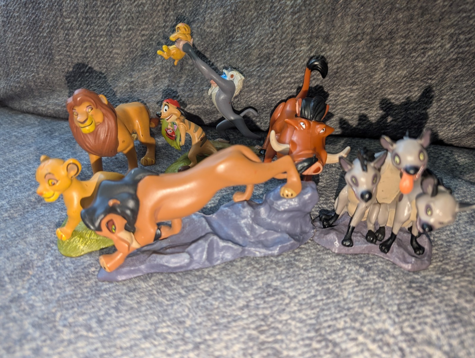 Lion King (Set Of 7) 2&Prime;- 4&Prime; Cake Topper Toy Set! Free Shipping!