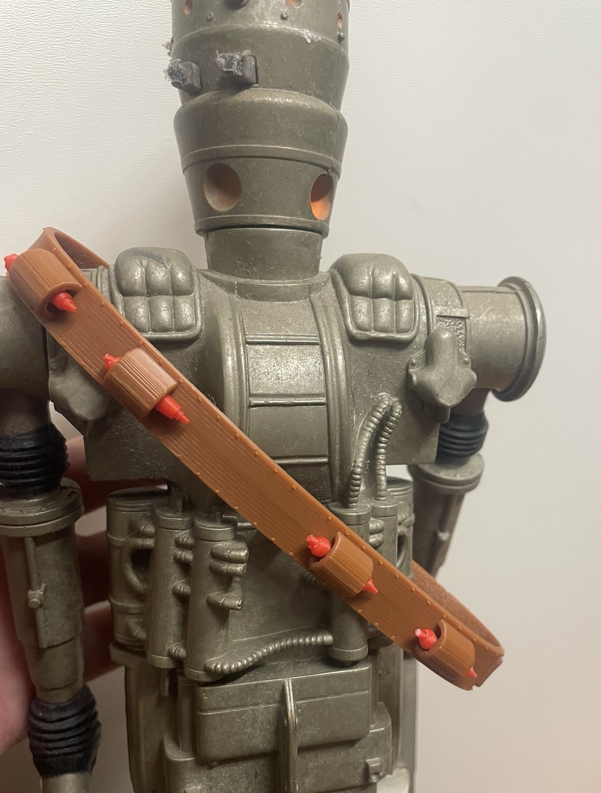 Vintage IG-88 Replacement REPRO Bandolier Belt w/ Grenades 1980 IG88 12” 15&Prime;