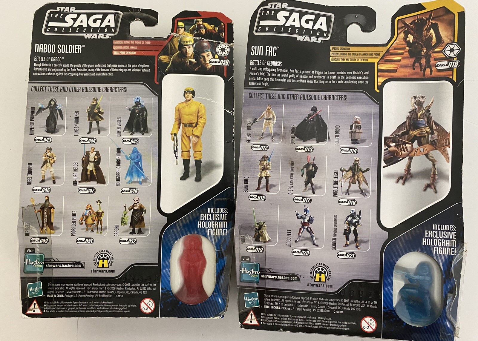 Star Wars The Saga Collection Naboo Soldier And Sun Fac