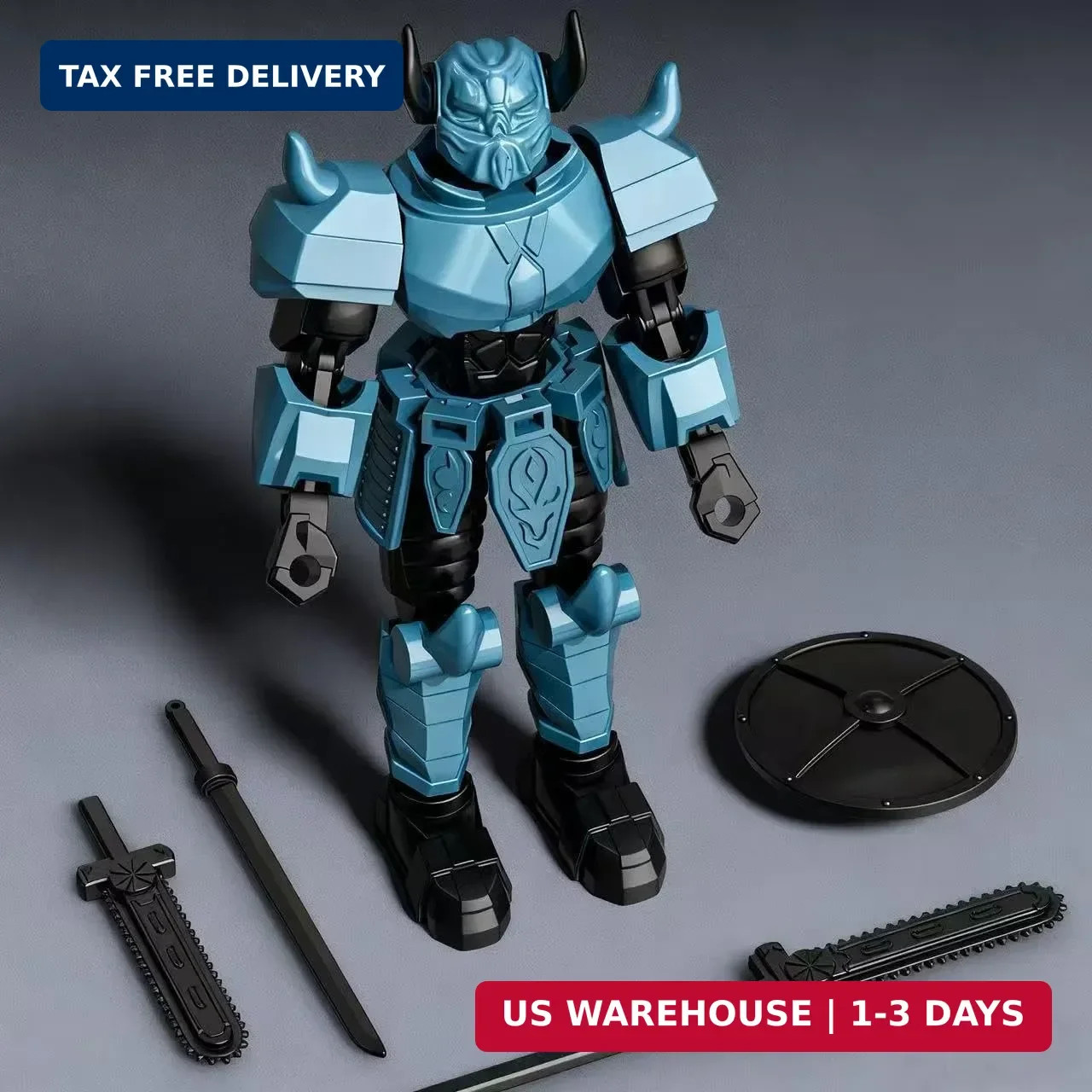 2 PACK T13 Action Figure – 3D Printed Titan 13 Robot, Multi-Jointed Dummy 13, Co