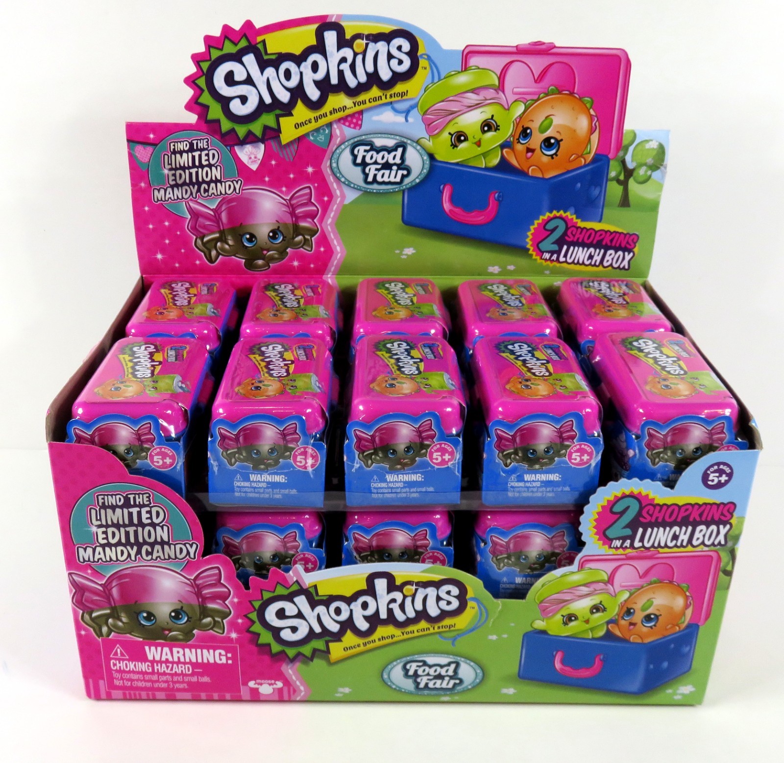 Shopkins Food Fair Exclusive Lunchbox Full Case 30pcs Brand New Sealed