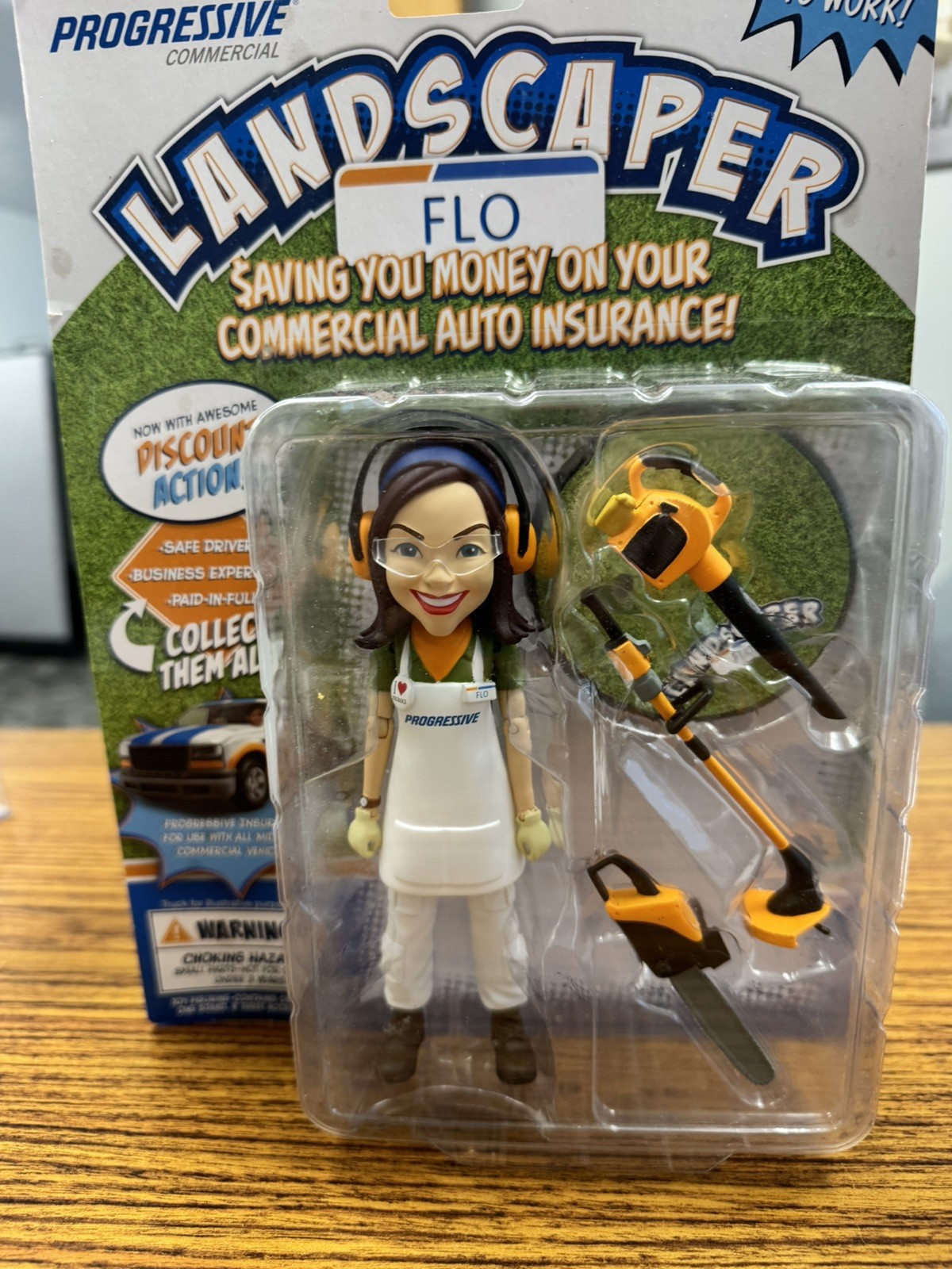 Progressive Landscaper Flo Action Figure