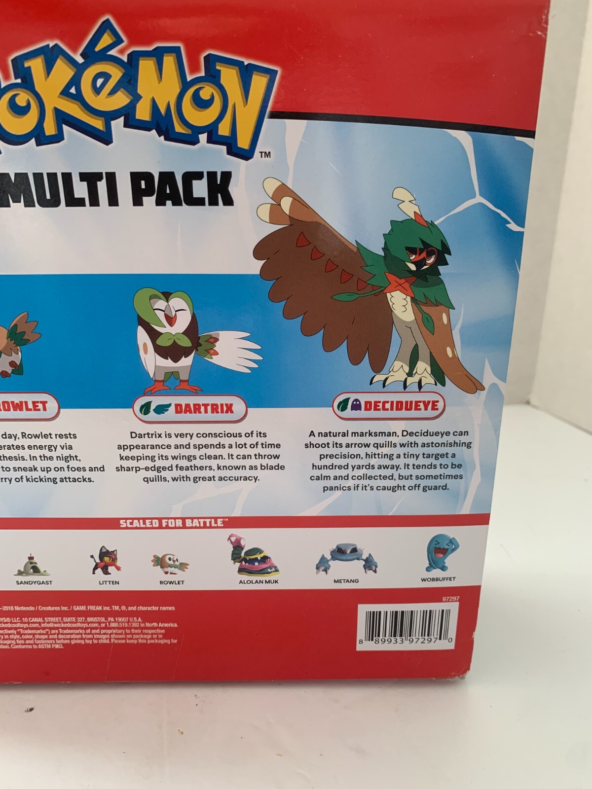 Pokemon Multi Pack Rowlet Dartrix Decidueye New Target Exclusive 4+
