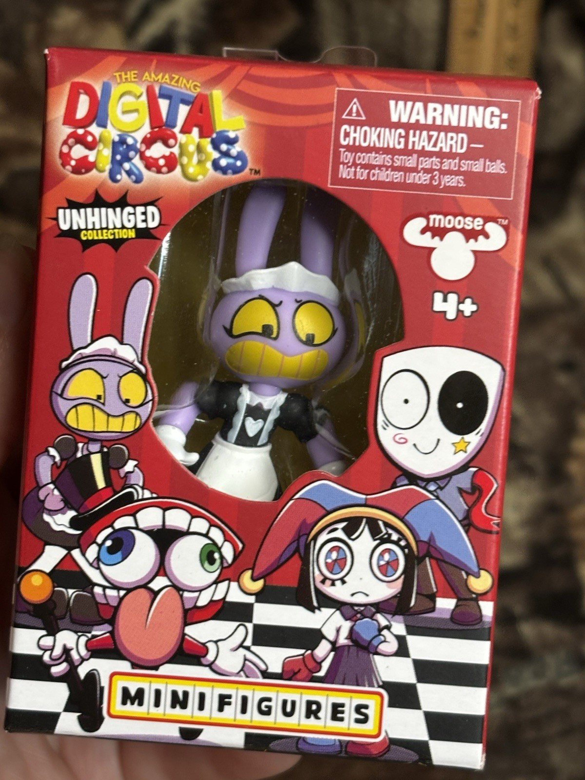 New The Amazing Digital Circus Unhinged Edition Maid Jax Purple Minifigure Toy