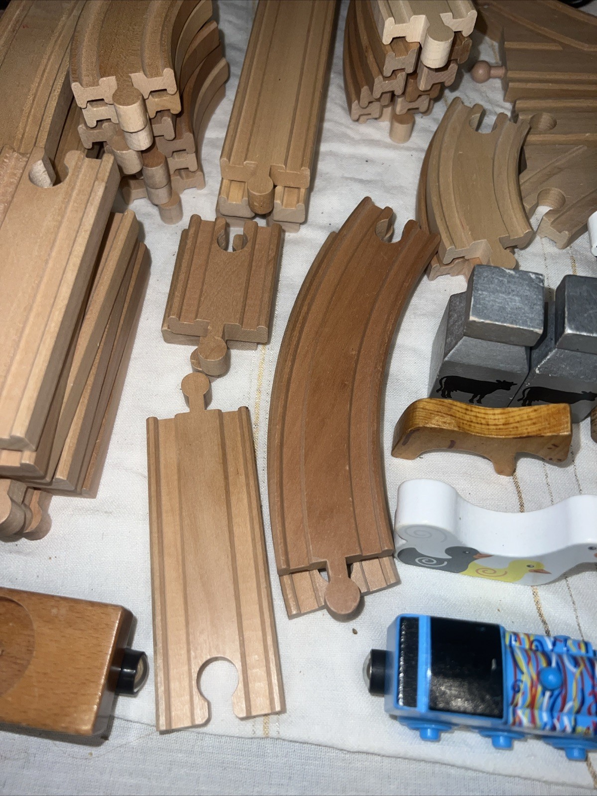 Thomas And Friends Multicolor Train Mixed Lot Wooden Track Figures Accessories