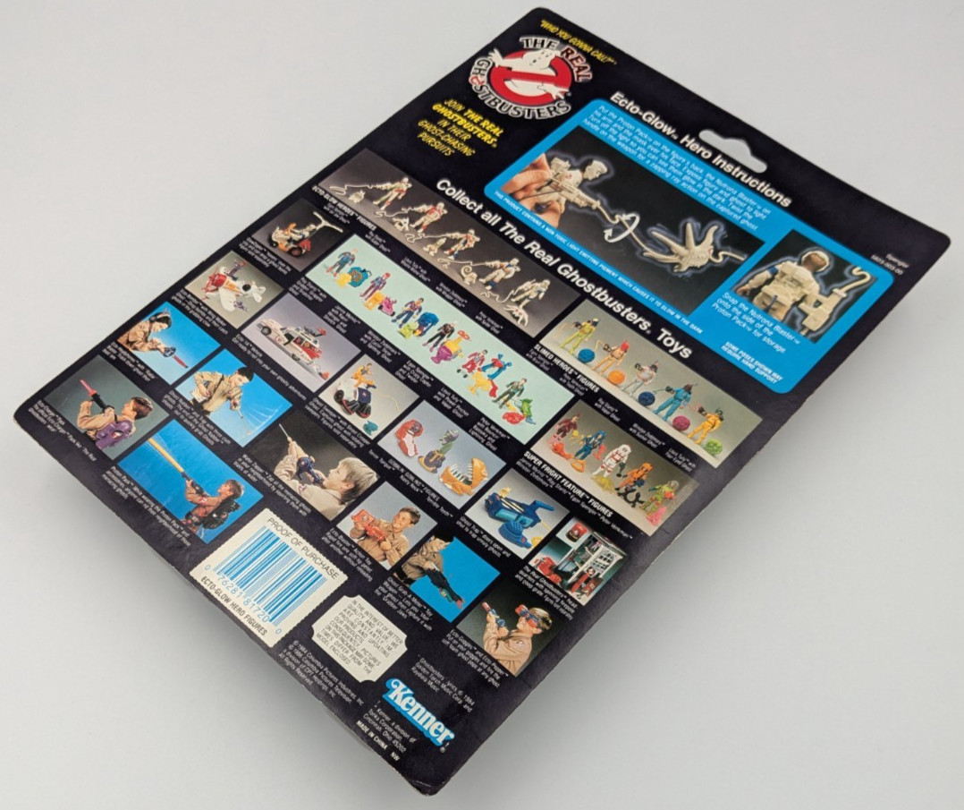 Vintage Kenner The Real Ghostbusters Ecto-Glow Egon Spengler Jail Jaw Ghost MOC