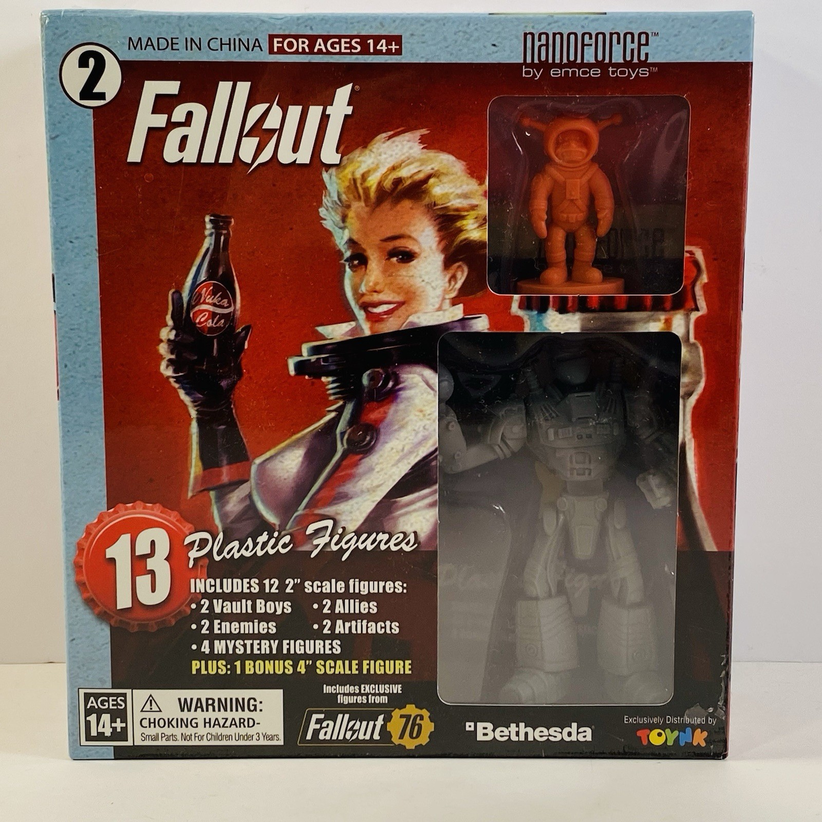 Fallout Nanoforce Volume 2 ~ Plastic Figures 13 Bethesda 2018 Ages 14+ NEW