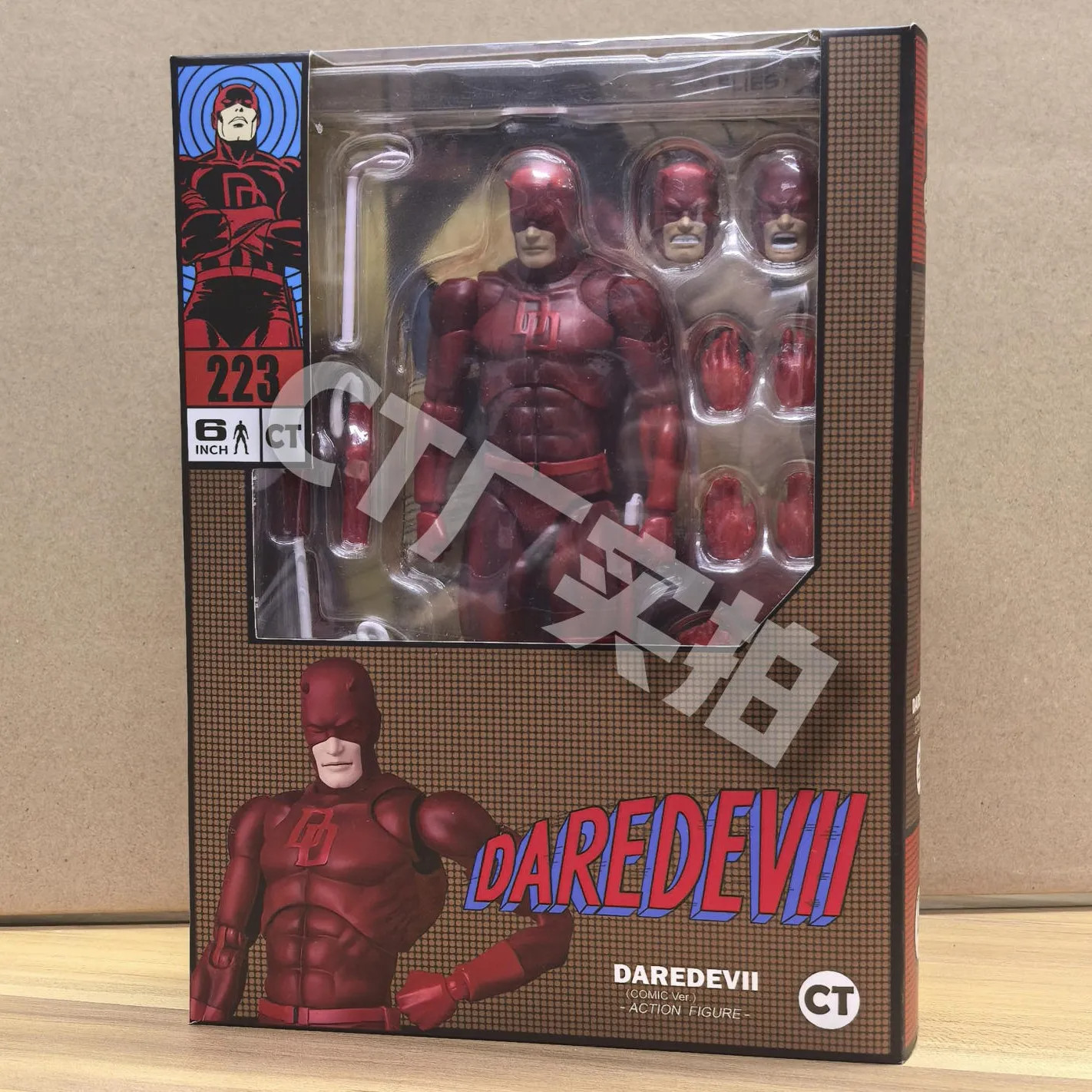 Daredevil Comic Version w/Accessory 6&Prime; Action Figure CT Toys #223 New Box