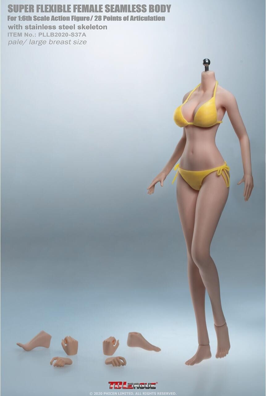 TBLeague Phicen 1/6 Female L BUST SEAMLESS FIGURE Anime GIRL BODY DOLL PALE S37A