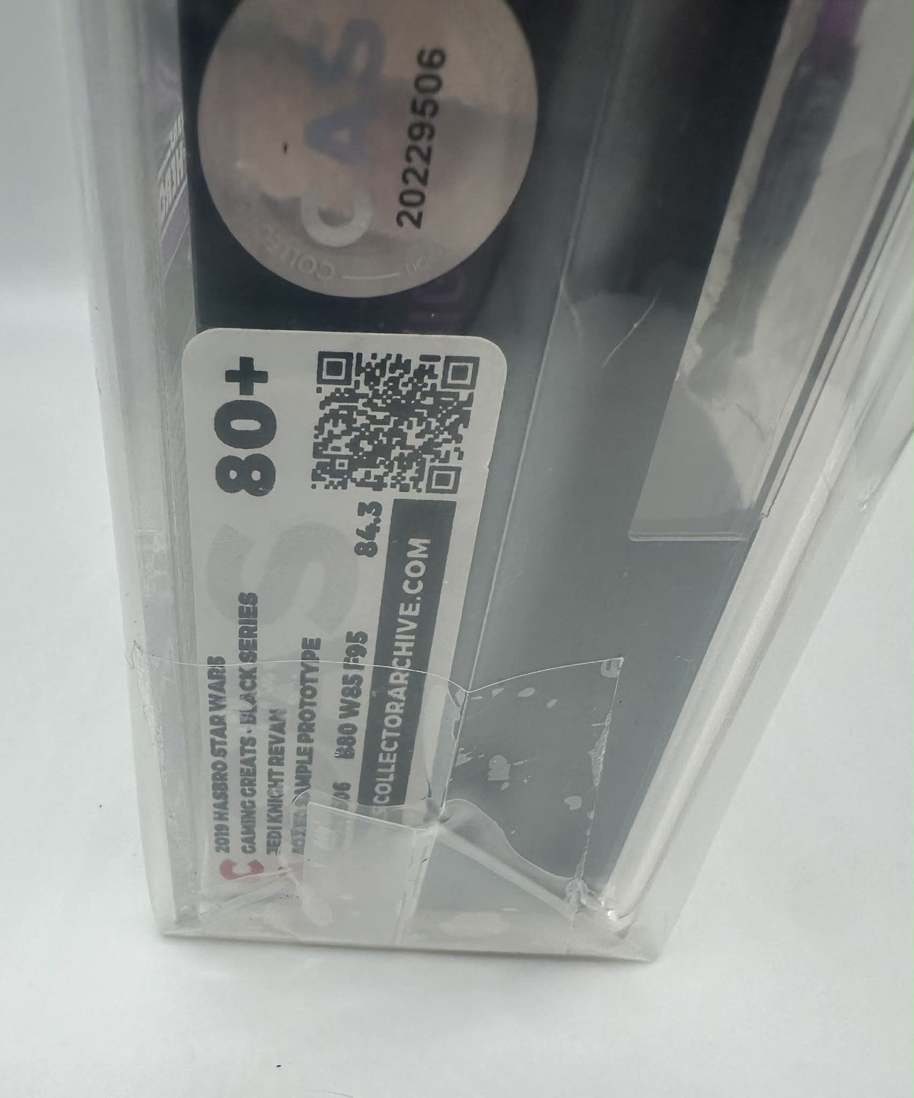 DARTH REVAN BOXED SAMPLE MOCK UP PROTOTYPE CAS GRADED 80+ COA AFA HASBRO
