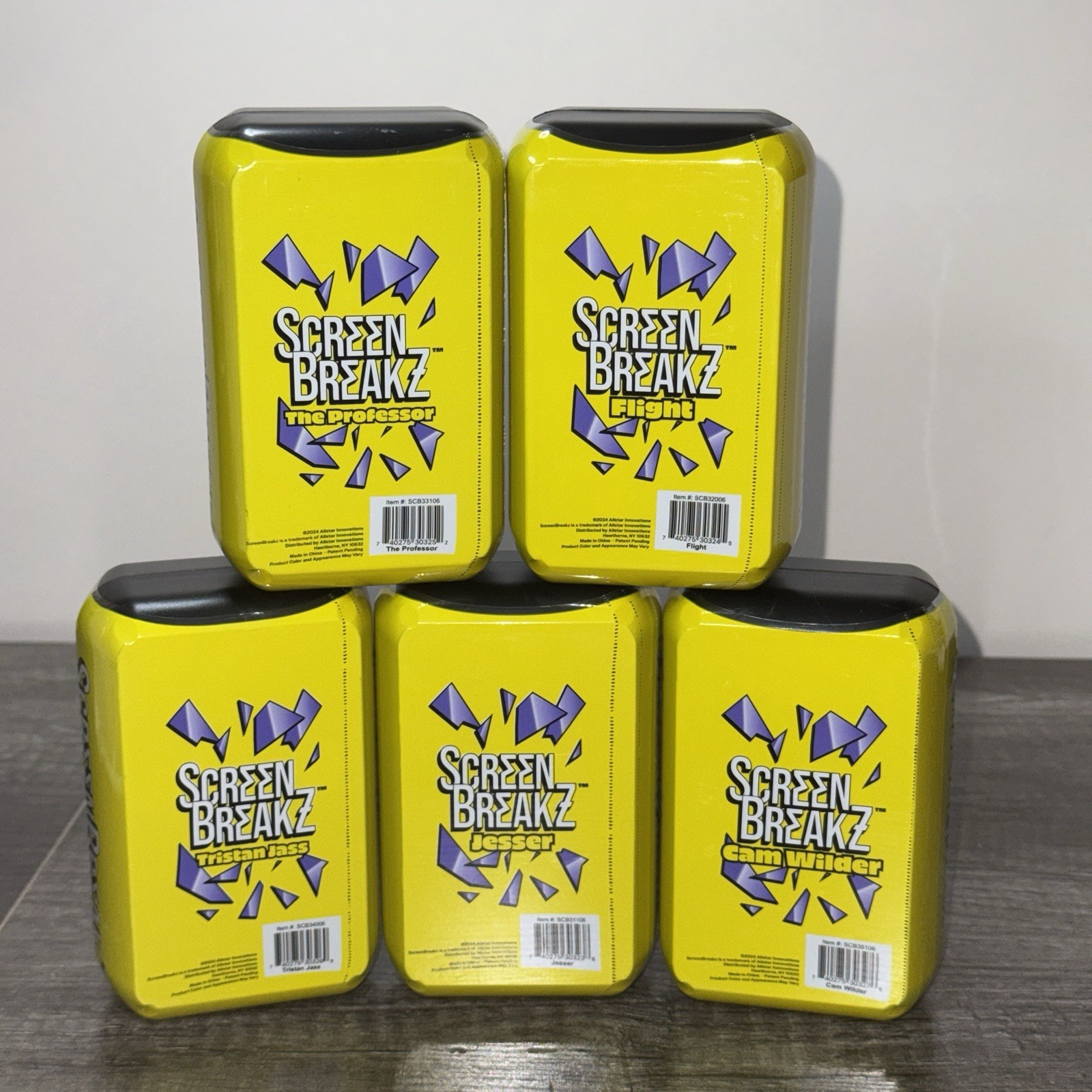 SBZ Screen Breakz Jesser Flight Professor Wilder Collectible Figure Lot Of 5