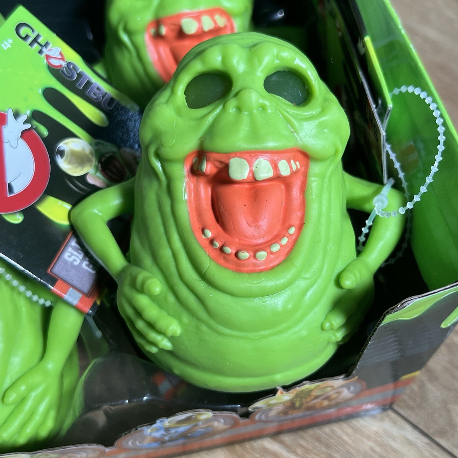 RARE Ghostbusters Ecto Ghosts 5 Fig LOT – SLIMER + Retail Display Box