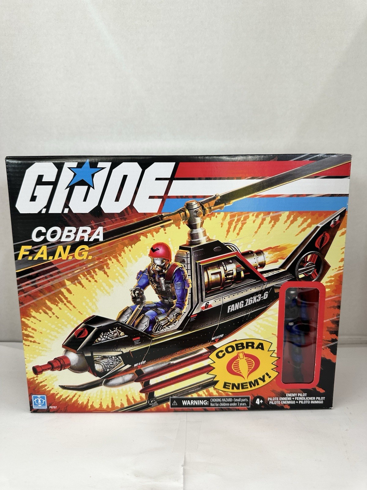 G.I. Joe Retro Collection 3.75-inch Cobra F.A.N.G. Copter with Pilot