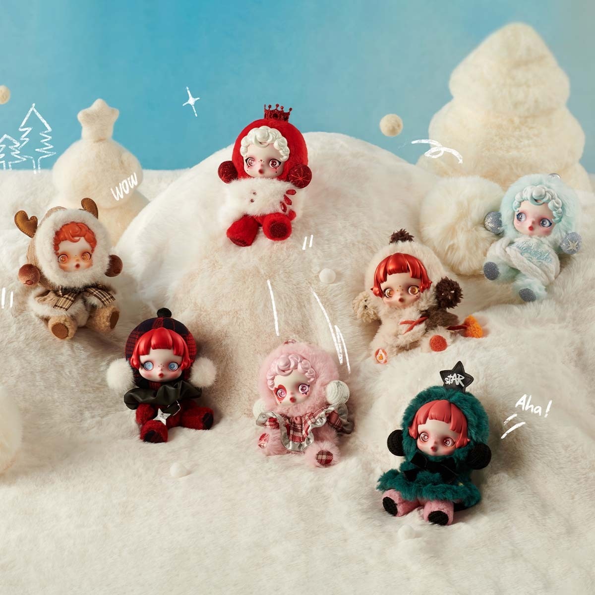 OFFICIAL Authentic Skullpanda Winter Symphony Series Plush Confirmed Blind Box
