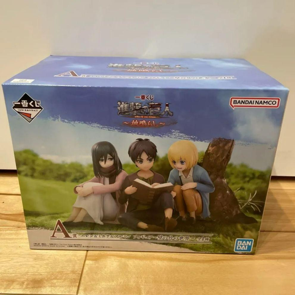 Ichiban Kuji Attack on Titan The Rumbling Eren Armin Mikasa Prize A Figure 2025