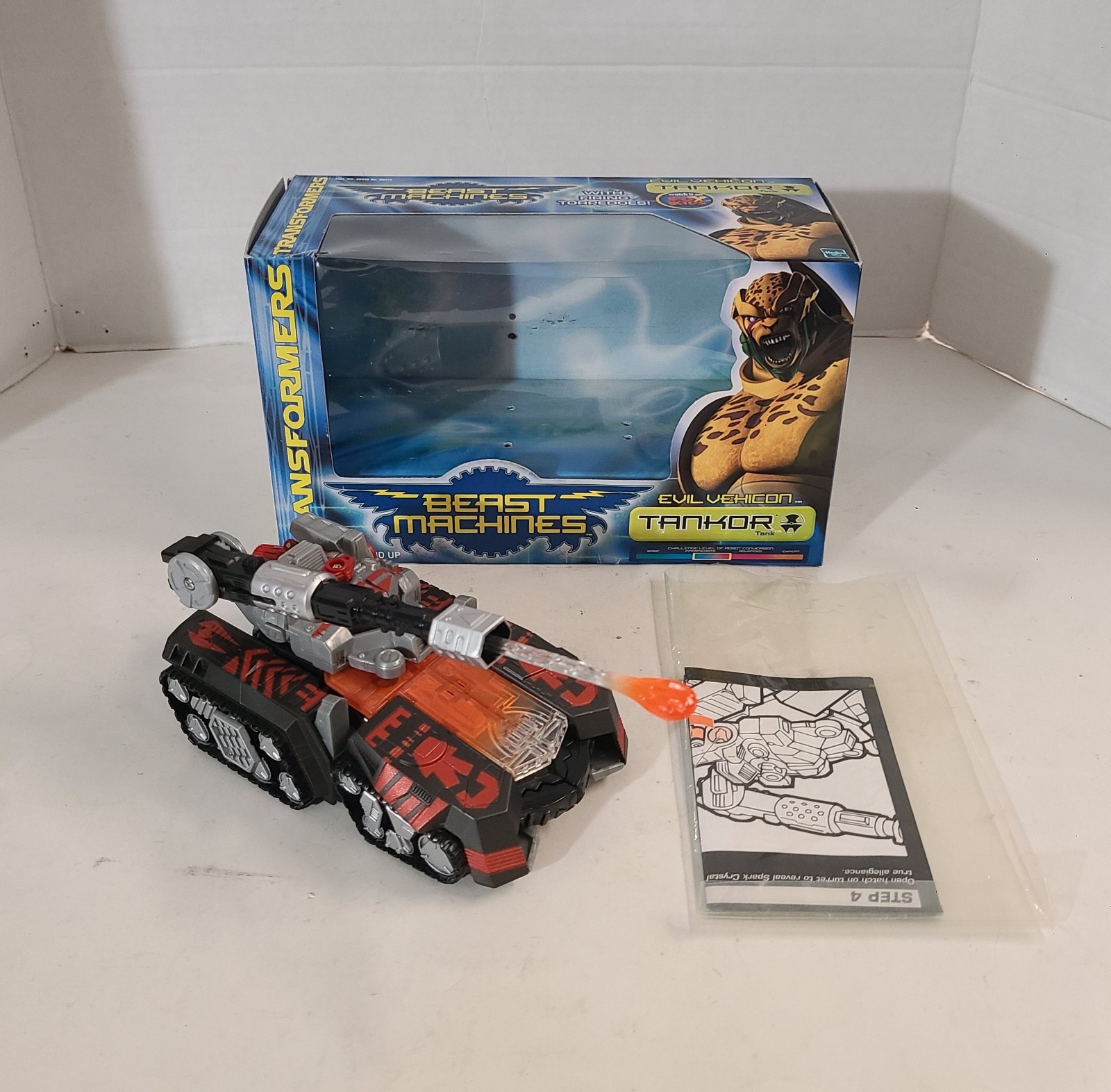 Transformers Beast Wars Beast Machines Mega Class Vehicon Tankor Figure
