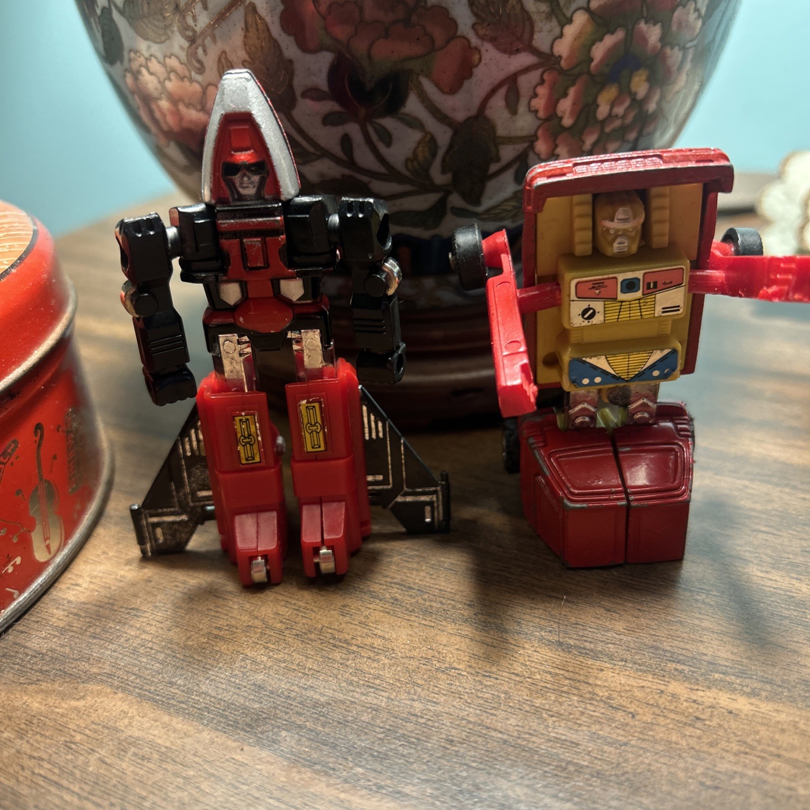 Lot 2x 80s Transformers Converters Car Convert-A-Bot Honda Hatchback Robo Jet