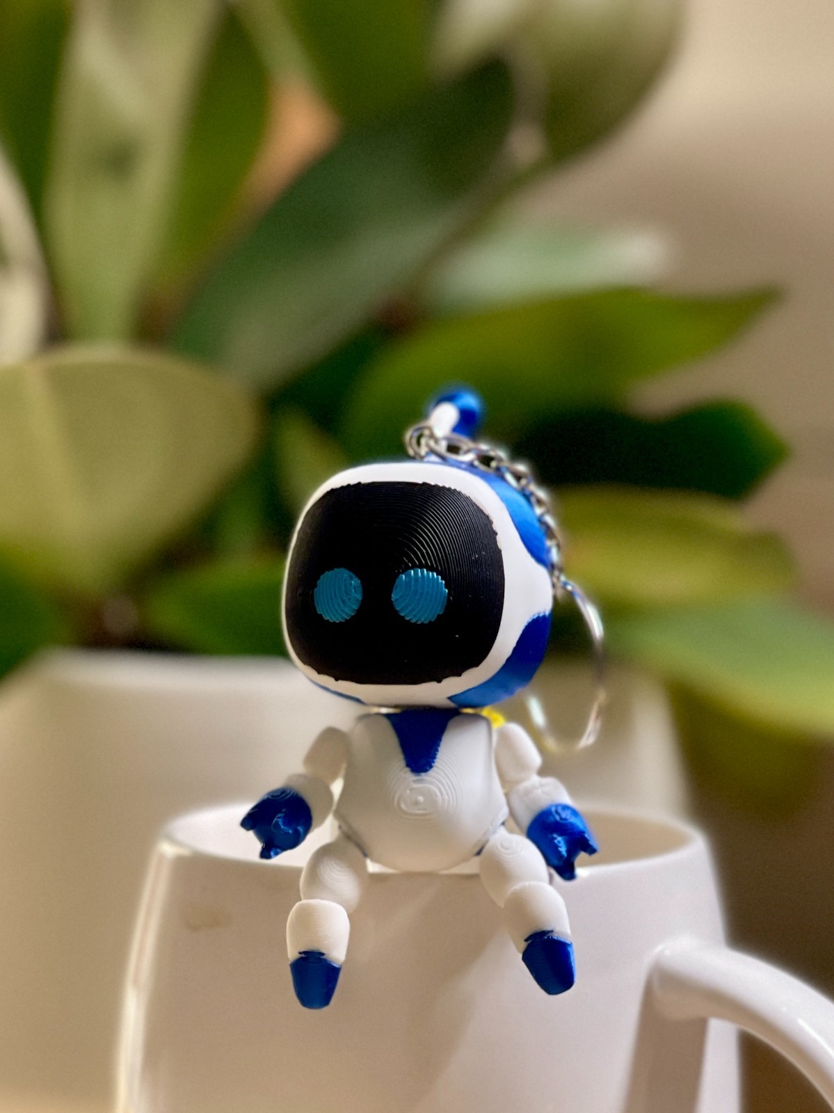 [Fan Art] Astro Bot Astro&rsquo;s Playroom Inspired 3D print Articulated Keychain 3