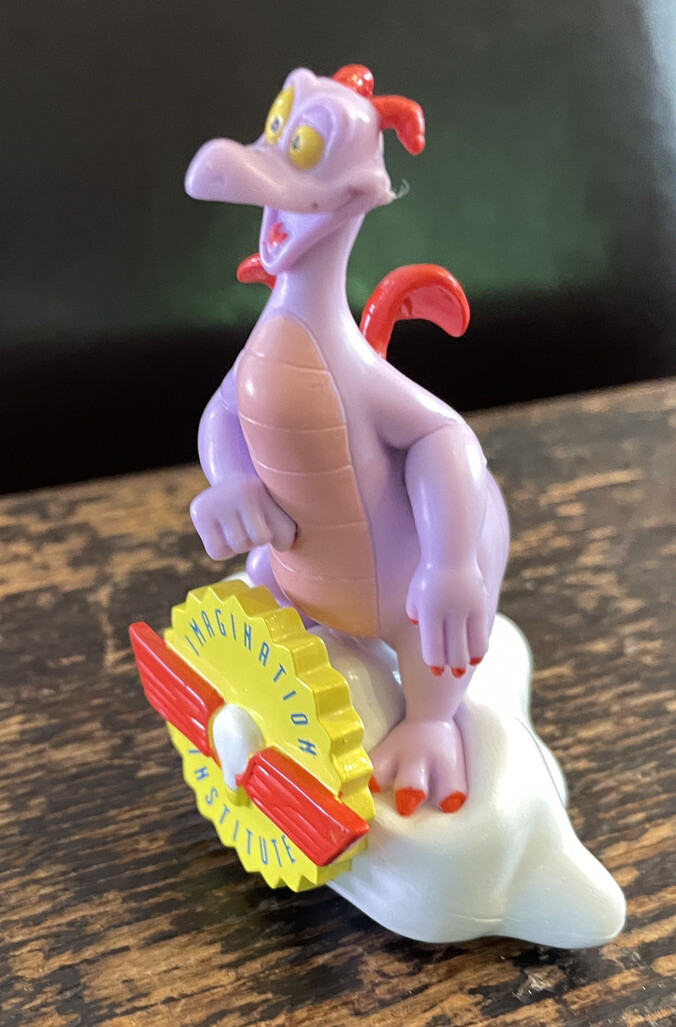 Walt Disney World Figment Epcot Figure Dragon Rare 3.5&Prime; Imagination Institute