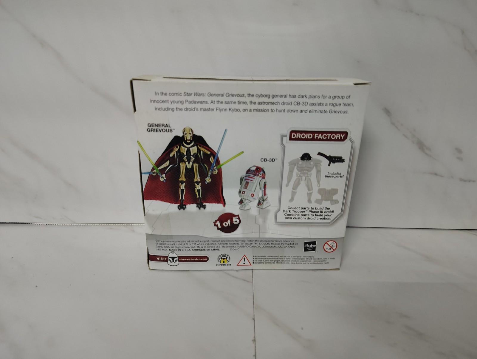 General Grievous & CB-3D 1 of 5 STAR WARS Legacy Collection Walmart MIB NEW