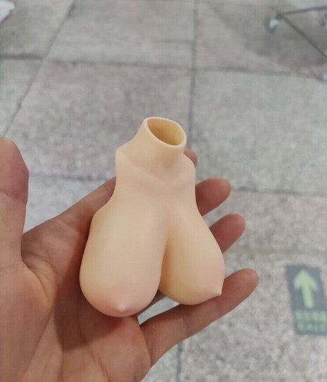 1:6 Pale Skin Big Breast Bust Kits Cover Fit 12 » Female PH TBL Figure Body Toy