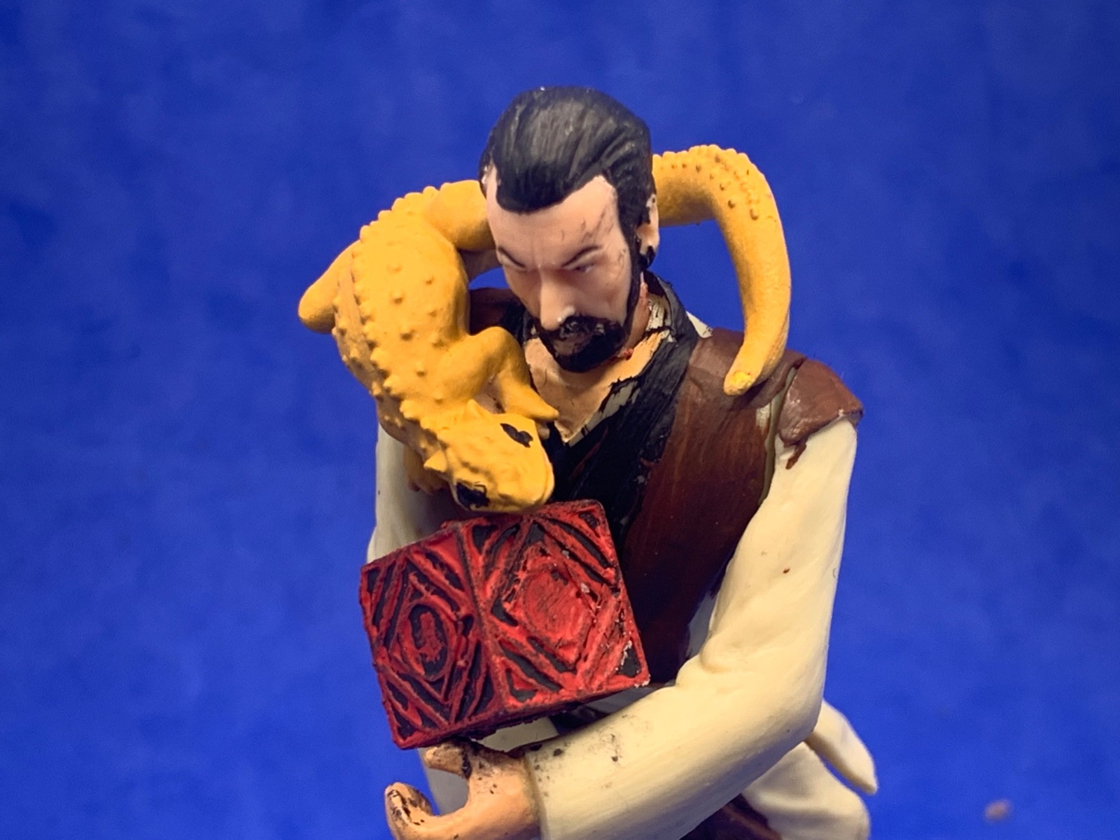 Star Wars Custom/Kit-Bashed Figure: Young Count Dooku w/ Holocrons & Ysalamiri