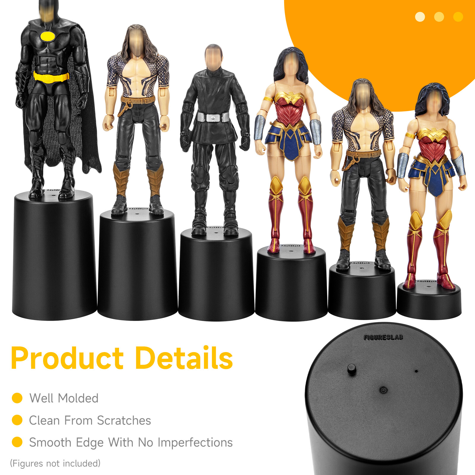 12 Display Stand Risers base For 6 » Marvel Legends Gi joe Motu Dc comics Figure