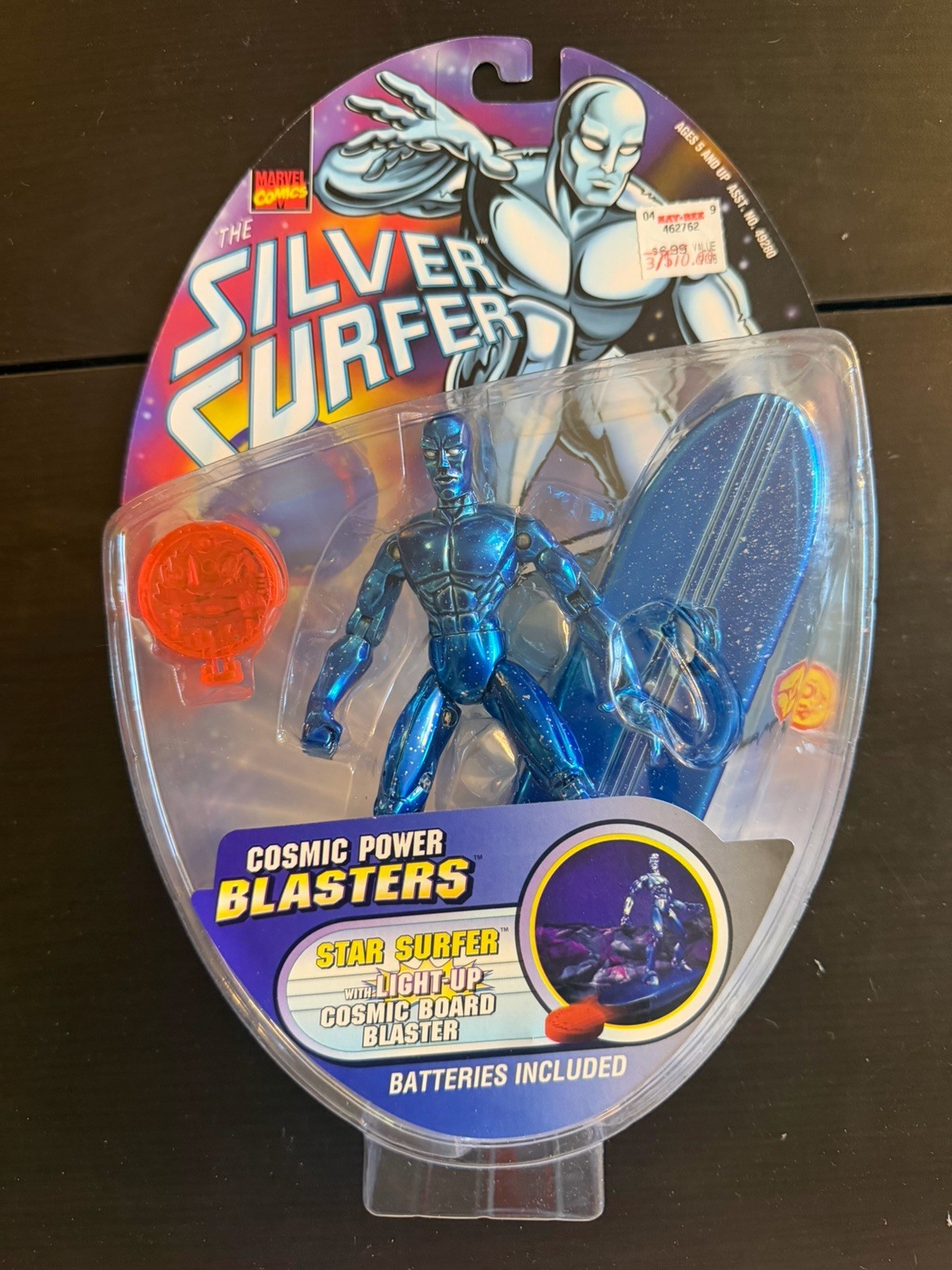 1997 ToyBiz Silver Surfer Cosmic Power Blasters Set Complete Thanos Raze Drax
