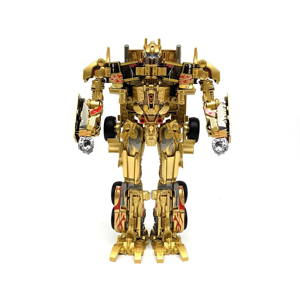 SS05 Transform Toy Commander Autobot Leader Action Figure Gold Deformabl Robot