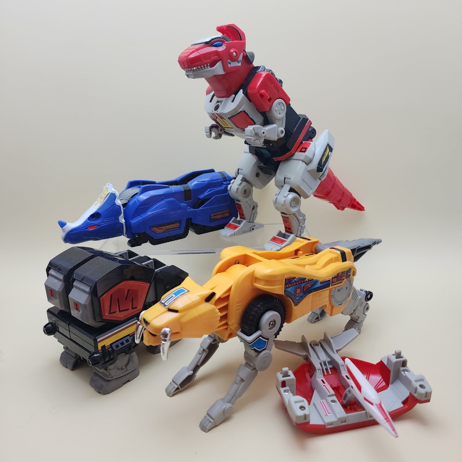 Mighty Morphin POWER RANGERS MMPR (Vintage 1993) MEGAZORD 12&Prime; Combiner Figure