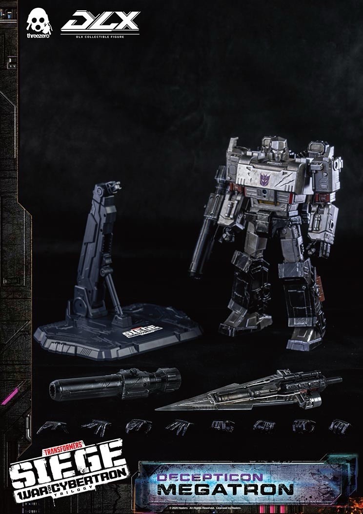 Transformers Threezero Megatron DLX Figure SIEGE War For Cybertron Decepticon