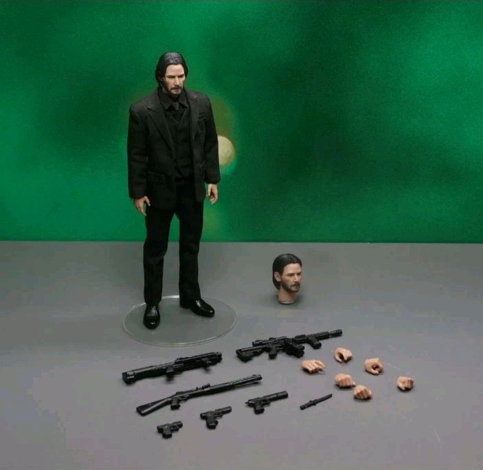 Manipple 1/12 Scale Mr. Wick Cloth 6&Prime; Figure « NEW – US SELLER & I SHIP DAILY »