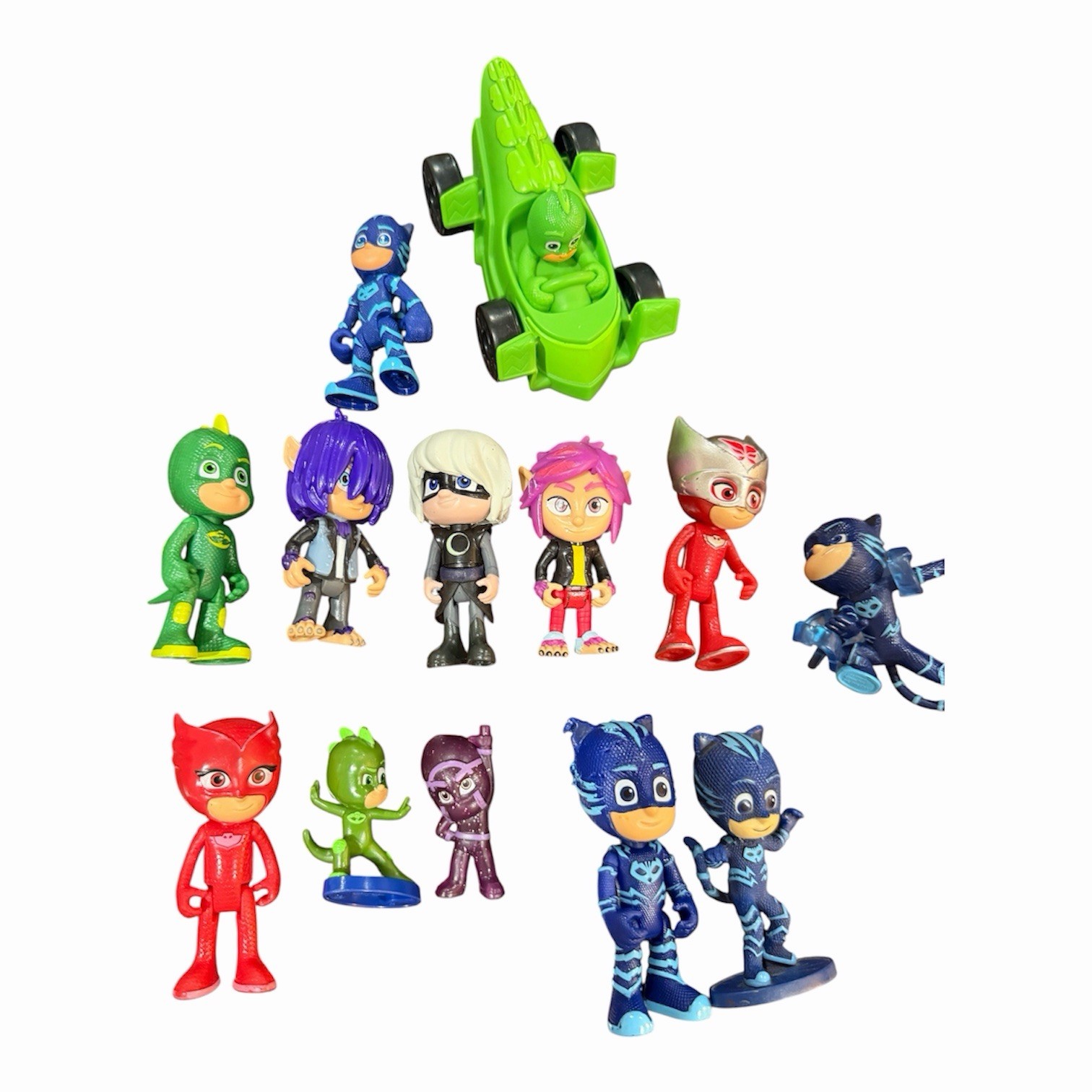 PJ Masks Toys Lot of 12 Action Figures & 1 Vehicle