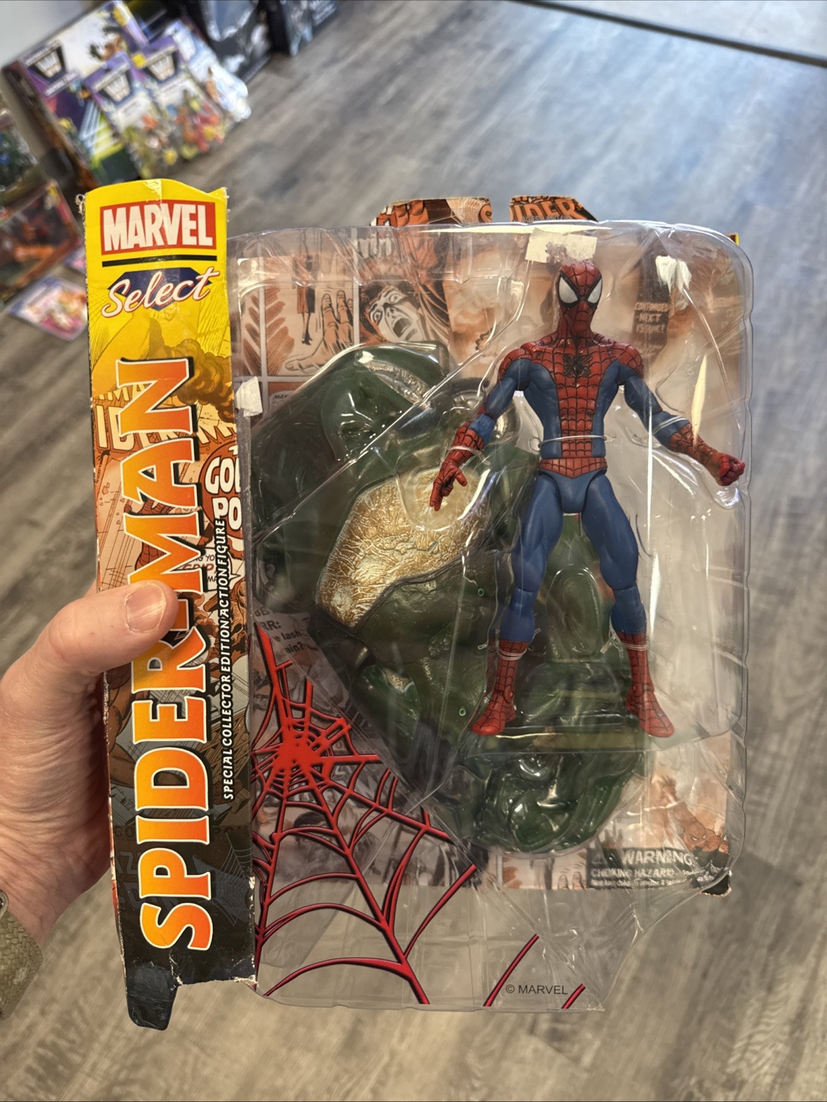 2009 Diamond Select Toys Marvel Select 7&Prime; Spider-Man Action Figure SEALED NEW